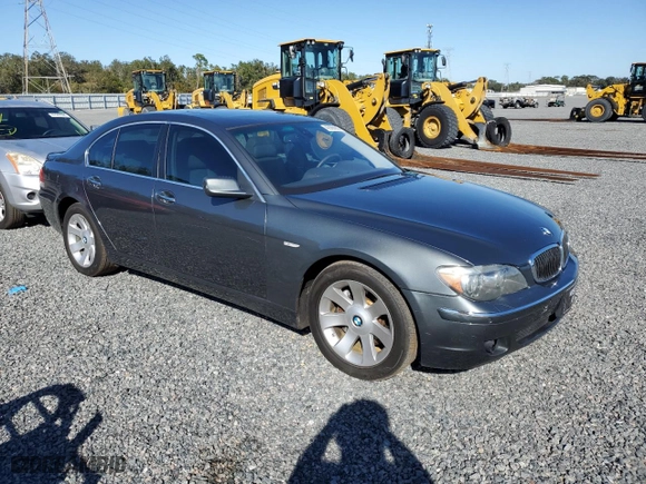 2007 BMW 7 Series 750i with VIN WBAHL83517DT10951, listed as a Copart auction lot 42565665 with 86,800 mi miles and Clean Title. Bid and sale history available at carsss.com. Image 4.