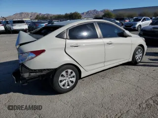 2016 Hyundai Accent SE with VIN KMHCT4AE6GU065391, listed as a Copart auction lot 46158215 with 137,446 mi miles and Salvage Title. Bid and sale history available at carsss.com. Image 3.
