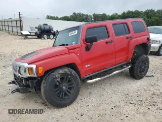 2007 Hummer H3 SUV with VIN 5GTDN13EX78133708, listed as a Copart auction lot 58954484 with 148,981 mi miles and Clean Title. Bid and sale history available at carsss.com. Image 1.