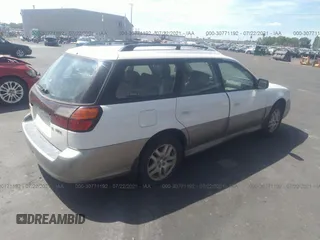 2000 Subaru Legacy Outback Limited with VIN 4S3BH6860Y7618211, listed as a IAAI auction lot 30771192 with 235,236 mi miles and . Bid and sale history available at DreamBid. Image 4.