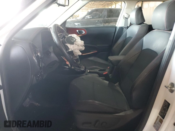 2021 Kia Soul Turbo with VIN KNDJ53AF0M7742468, listed as a Copart auction lot 76140414 with 49,340 mi miles and Salvage Title. Bid and sale history available at DreamBid. Image 7.