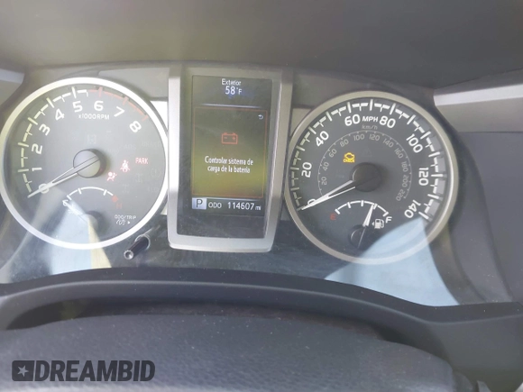 2017 Toyota Tacoma SR with VIN 5TFAX5GN4HX092764, listed as a IAAI auction lot 41708434 with 114,607 mi miles. Bid and sale history available at carsss.com. Image 7.