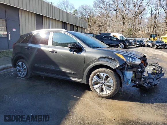 2022 Kia Niro EV S with VIN KNDCC3LGXN5160606, listed as a Copart auction lot 43661375 with 66,093 mi miles and Salvage Title. Bid and sale history available at carsss.com. Image 4.