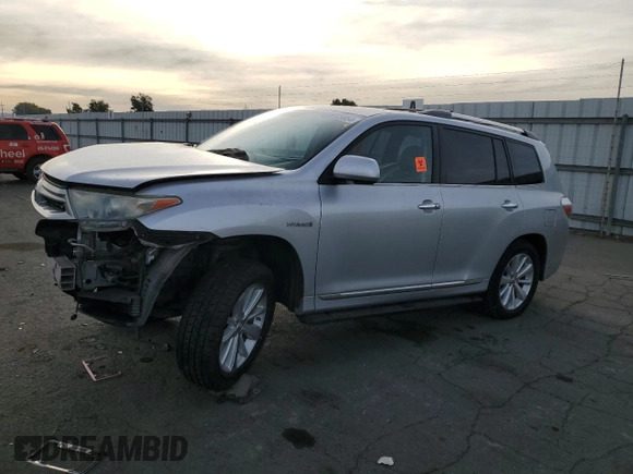 2011 Toyota Highlander Hybrid Limited with VIN JTEDC3EHXB2001572, listed as a Copart auction lot 79129854 with 150,193 mi miles and Salvage Title. Bid and sale history available at carsss.com. Image 1.