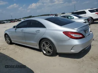 2015 Mercedes-Benz CLS-Class CLS 400 with VIN WDDLJ6FB2FA154319, listed as a Copart auction lot 66762204 with 113,457 mi miles and Non Repairable. Bid and sale history available at carsss.com. Image 2.