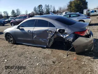 2021 Mercedes-Benz CLA 250 z VIN W1K5J4HB1MN169944, wystawiony jako Copart lot #45329265 z przebiegiem 36 900 mil mil oraz Szkody całkowita. Historia ofert i sprzedaży dostępna na DreamBid. Obrazek 2.