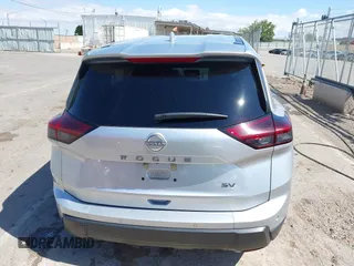 2024 Nissan Rogue SV with VIN 5N1BT3BA1RC696625, listed as a IAAI auction lot 42179968 with 28,943 mi miles and . Bid and sale history available at carsss.com. Image 17.