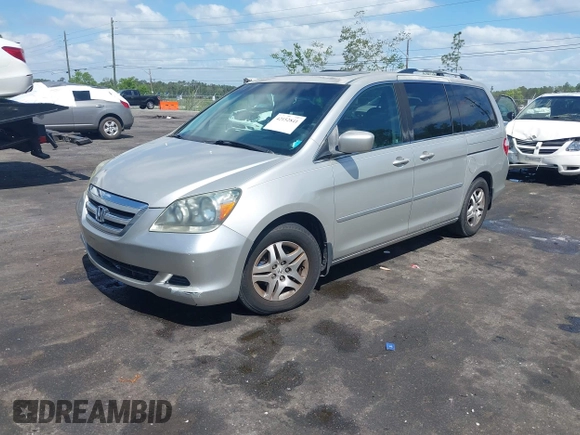 2006 Honda Odyssey EX-L with VIN 5FNRL387X6B429688, listed as a IAAI auction lot 42152841 with 178,806 mi miles and . Bid and sale history available at DreamBid. Image 17.