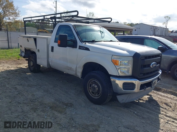 2011 Ford Super Duty F-250 SRW XL with VIN 1FDBF2B66BEC47481, listed as a IAAI auction lot 41893491 with 306,160 mi miles. Bid and sale history available at carsss.com. Image 1.