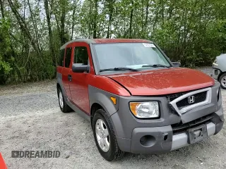 2005 Honda Element EX with VIN 5J6YH28615L029801, listed as a Copart auction lot 54927895 with 164,360 mi miles and Salvage Title. Bid and sale history available at DreamBid. Image 14.