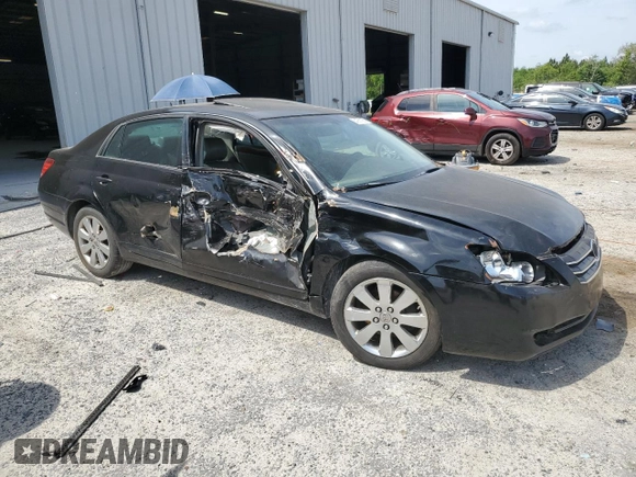 2007 Toyota Avalon XL with VIN 4T1BK36B57U239670, listed as a Copart auction lot 54061195 with 0 mi miles and Salvage Title. Bid and sale history available at carsss.com. Image 4.