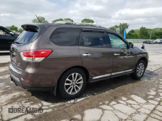 2015 Nissan Pathfinder SL z VIN 5N1AR2MM2FC678027, wystawiony jako Copart lot #56682035 z przebiegiem 152 417 mil mil oraz Szkoda całkowita • Salvage title. Historia ofert i sprzedaży dostępna na DreamBid. Obrazek 3.