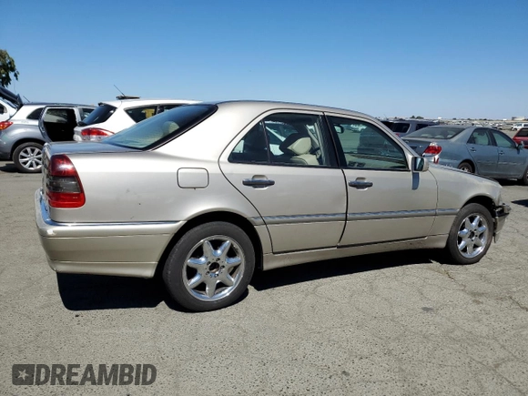 1998 Mercedes-Benz C 230/260/280/320 with VIN WDBHA23G4WA564563, listed as a Copart auction lot 71414284 with 277,741 mi miles and Salvage Title. Bid and sale history available at carsss.com. Image 3.