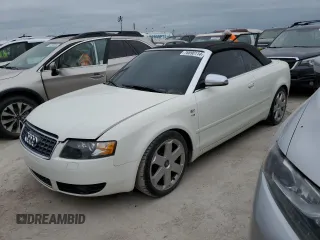 2005 Audi S4 with VIN WUARL48H65K901503, listed as a Copart auction lot 76890114 with 104,022 mi miles and Non Repairable. Bid and sale history available at carsss.com. Image 1.
