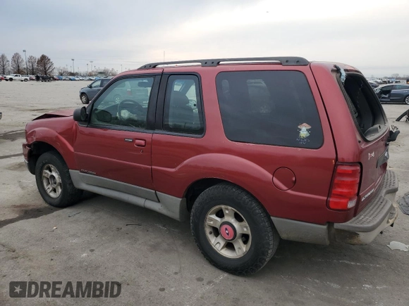 2001 Ford Explorer Sport with VIN 1FMYU70E71UC62227, listed as a Copart auction lot 86190794 with 253,485 mi miles and Salvage title. Bid and sale history available at DreamBid. Image 2.