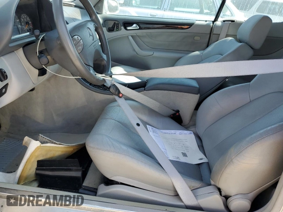 2002 Mercedes-Benz CLK 320/430 with VIN WDBLK70G22T095514, listed as a Copart auction lot 75862504 with Not Provided miles and Salvage Title. Bid and sale history available at DreamBid. Image 7.