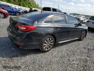 2016 Hyundai Sonata 2.4L Sport with VIN 5NPE34AFXGH261821, listed as a Copart auction lot 50722285 with 117,049 mi miles and Salvage Title. Bid and sale history available at carsss.com. Image 3.