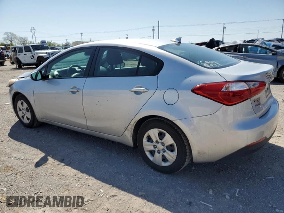 2015 Kia Forte LX with VIN KNAFK4A68F5348071, listed as a Copart auction lot 51964995 with 120,492 mi miles and Salvage Title. Bid and sale history available at carsss.com. Image 2.