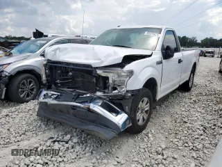 2018 Ford F-150 XL with VIN 1FTMF1CBXJKF62402, listed as a Copart auction lot 63579525 with 54,987 mi miles and Salvage title. Bid and sale history available at DreamBid. Image 1.