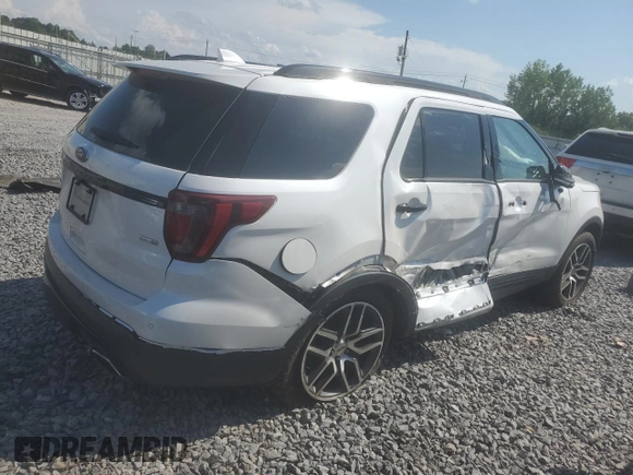 2017 Ford Explorer Sport z VIN 1FM5K8GT7HGB37613, wystawiony jako Copart lot #59564265 z przebiegiem 143 332 mil mil oraz Szkoda całkowita • Salvage title. Historia ofert i sprzedaży dostępna na DreamBid. Obrazek 3.