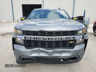 2020 Chevrolet Silverado 1500 Custom with VIN 3GCPWBEH2LG352049, listed as a Copart auction lot 47804815 with 99,342 mi miles and Salvage Title. Bid and sale history available at carsss.com. Image 5.