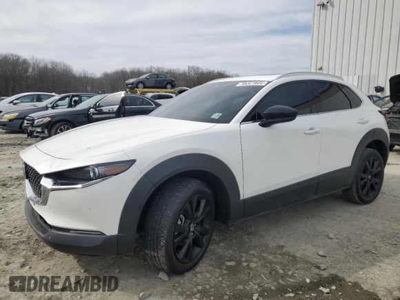 2024 Mazda CX-30 2.5 Turbo Premium Package with VIN 3MVDMBDY3RM683631, listed as a Copart auction lot 45321605 with 3,989 mi miles and Salvage Title. Bid and sale history available at carsss.com. Image 1.