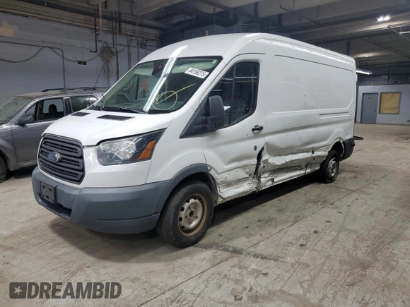 2015 Ford Transit Cargo with VIN 1FTNE2CM3FKA28342, listed as a Copart auction lot 44156275 with 251,391 mi miles and Salvage Title. Bid and sale history available at carsss.com. Image 1.