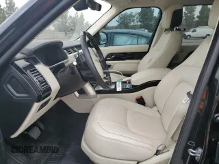 2020 Land Rover Range Rover with VIN SALGR2SU3LA589326, listed as a Copart auction lot 75936514 with 56,079 mi miles and Salvage title. Bid and sale history available at DreamBid. Image 7.