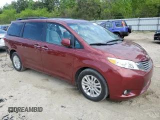 2016 Toyota Sienna XLE with VIN 5TDYK3DC4GS734554, listed as a Copart auction lot 54354815 with 58,506 mi miles and Salvage Title. Bid and sale history available at DreamBid. Image 4.