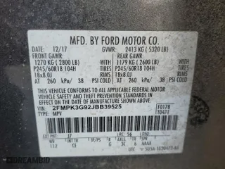 2018 Ford Edge SE with VIN 2FMPK3G92JBB39525, listed as a Copart auction lot 69717684 with 90,586 mi miles and Salvage Title. Bid and sale history available at carsss.com. Image 12.