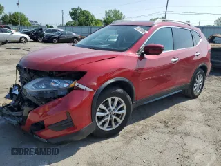 2017 Nissan Rogue SV with VIN 5N1AT2MV0HC794775, listed as a Copart auction lot 61019895 with 128,708 mi miles and Salvage title. Bid and sale history available at DreamBid. Image 1.