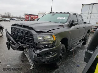 2020 Ram 2500 Big Horn with VIN 3C6UR5DJXLG192347, listed as a Copart auction lot 44371895 with 42,884 mi miles and Salvage Title. Bid and sale history available at carsss.com. Image 1.