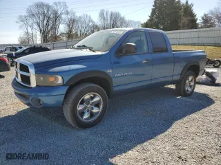 2005 Dodge Ram 1500 SLT with VIN 1D7HU18D75S197402, listed as a Copart auction lot 45849135 with 188,688 mi miles and Salvage Title. Bid and sale history available at carsss.com. Image 1.