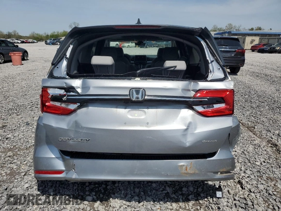 2024 Honda Odyssey EX-L with VIN 5FNRL6H63RB046690, listed as a Copart auction lot 51444685 with 7,829 mi miles and Salvage Title. Bid and sale history available at DreamBid. Image 6.