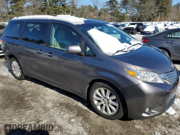 2011 Toyota Sienna XLE with VIN 5TDDK3DC7BS002989, listed as a Copart auction lot 45714275 with 174,640 mi miles and Non repairable. Bid and sale history available at DreamBid. Image 4.