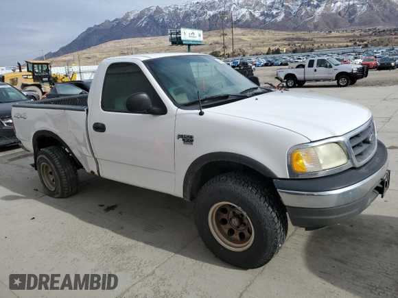 2003 Ford F-150 XL with VIN 2FTRF18W53CA04398, listed as a Copart auction lot 42981485 with 244,706 mi miles and Salvage title. Bid and sale history available at DreamBid. Image 4.