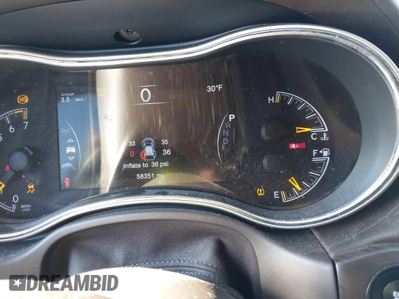 2017 Jeep Grand Cherokee Overland with VIN 1C4RJFCG5HC941289, listed as a IAAI auction lot 41406958 with 58,351 mi miles. Bid and sale history available at carsss.com. Image 7.