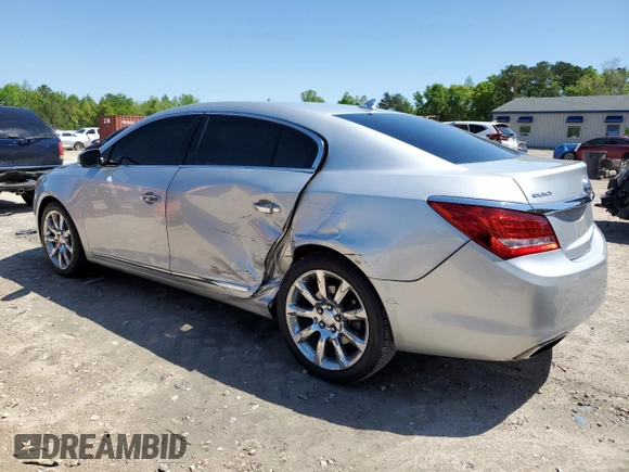 2014 Buick LaCrosse Leather with VIN 1G4GB5G30EF182725, listed as a Copart auction lot 52437685 with 89,906 mi miles and Salvage Title. Bid and sale history available at DreamBid. Image 2.