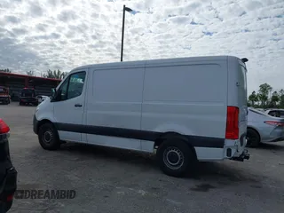 2024 Mercedes-Benz Sprinter Cargo with VIN W1Y4KBHY4RT175862, listed as a IAAI auction lot 41347055 with 21,566 mi miles and . Bid and sale history available at carsss.com. Image 14.
