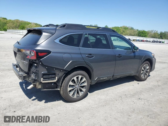 2025 Subaru Outback Limited XT with VIN 4S4BTGND4S3172629, listed as a Copart auction lot 52444985 with 3,577 mi miles and Salvage Title. Bid and sale history available at carsss.com. Image 3.