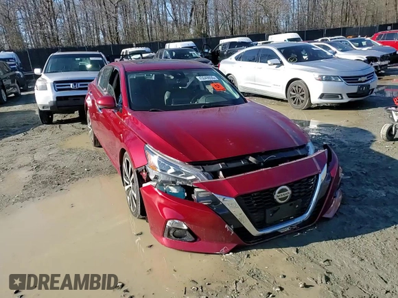 2019 Nissan Altima 2.5 Platinum with VIN 1N4BL4FW9KN300151, listed as a Copart auction lot 45049055 with 80,131 mi miles and Salvage Title. Bid and sale history available at carsss.com. Image 10.