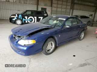 1996 Ford Mustang with VIN 1FALP4048TF150951, listed as a Copart auction lot 59298985 with 83,053 mi miles and Salvage title. Bid and sale history available at DreamBid. Image 1.