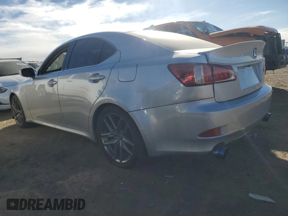 2012 Lexus IS 350 with VIN JTHCE5C2XC5002465, listed as a Copart auction lot 81585194 with 192,408 mi miles and Salvage title. Bid and sale history available at DreamBid. Image 2.