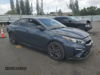 2020 Kia Forte GT-Line with VIN 3KPF34AD1LE249543, listed as a Copart auction lot 53662505 with 51,290 mi miles and Clean Title. Bid and sale history available at carsss.com. Image 4.