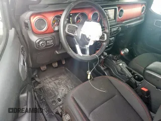 2020 Jeep Wrangler Rubicon with VIN 1C4HJXCG3LW212460, listed as a Copart auction lot 57546715 with 33,085 mi miles and Salvage title. Bid and sale history available at DreamBid. Image 8.