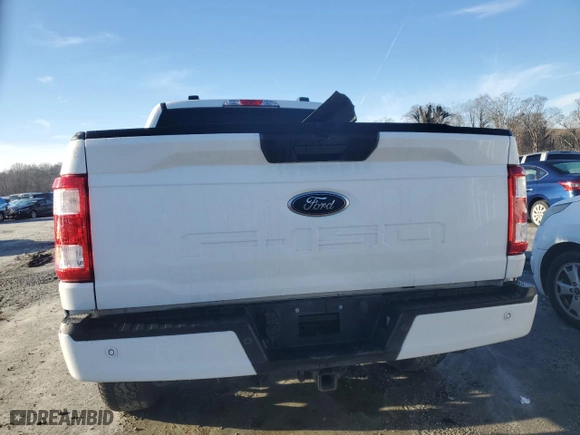 2021 Ford F-150 XL with VIN 1FTFW1E56MKE85922, listed as a Copart auction lot 86220964 with 57,833 mi miles and Clean Title. Bid and sale history available at carsss.com. Image 6.