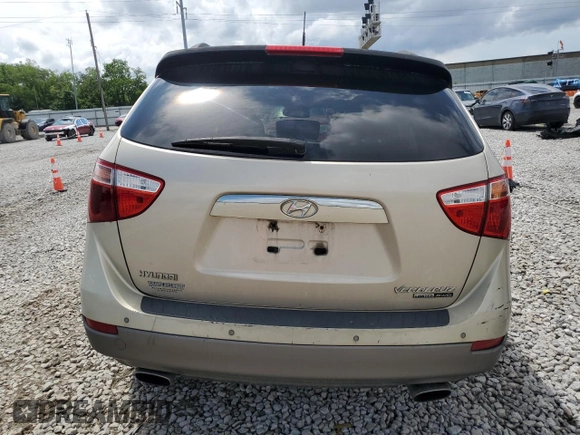 2008 Hyundai Veracruz GLS with VIN KM8NU73C48U039795, listed as a Copart auction lot 61072985 with Not provided miles and Salvage title. Bid and sale history available at DreamBid. Image 6.