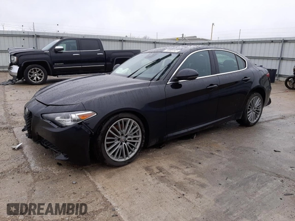 2017 Alfa Romeo Giulia Ti with VIN ZARFAEEN2H7561494, listed as a Copart auction lot 70345142 with 0 mi miles. Bid and sale history available at carsss.com. Image 1.