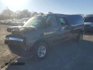 2016 Chevrolet Express Passenger LT z VIN 1GAZGPFF4G1243590, wystawiony jako Copart lot #80019254 z przebiegiem Nie podano mil oraz Szkoda całkowita • Salvage title. Historia ofert i sprzedaży dostępna na DreamBid. Obrazek 1.