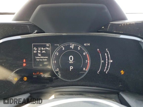 2024 Lexus NX with VIN 2T2GGCEZ2RC048133, listed as a Copart auction lot 82991934 with 9,140 mi miles and Salvage Title. Bid and sale history available at carsss.com. Image 9.